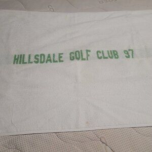 Hillsdale Golf Club 97 Beach Towel Large 27 X 50" Dundee Made in USA